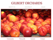 Tablet Screenshot of gilbertfruit.com